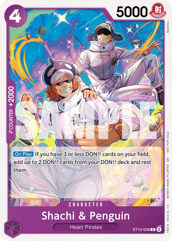 Shachi & Penguin (Tournament Pack 2025 Vol. 4) [One Piece Promotion Cards] Bandai
