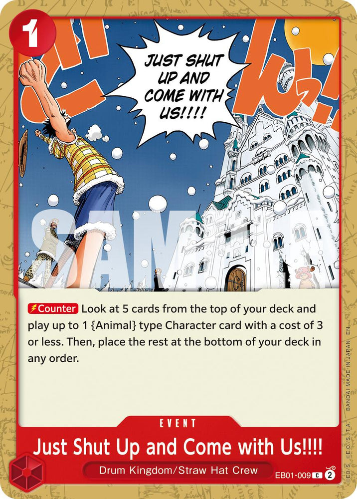 Just Shut Up and Come with Us!!!! (Reprint) [Premium Booster -The Best- Vol. 2] Bandai