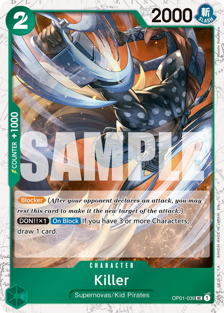 Killer (Pirate Foil) [Premium Booster -The Best- Vol. 2] Bandai