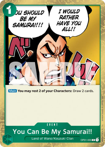 You Can Be My Samurai!! (Pirate Foil) [Premium Booster -The Best- Vol. 2] Bandai