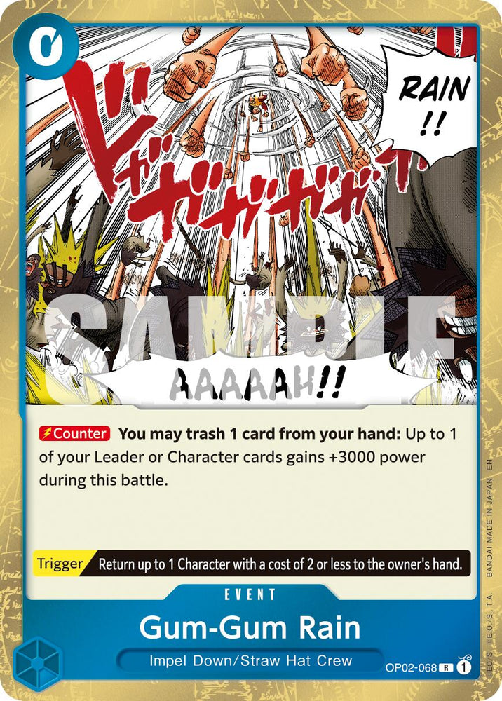 Gum-Gum Rain (Reprint) [Premium Booster -The Best- Vol. 2] Bandai