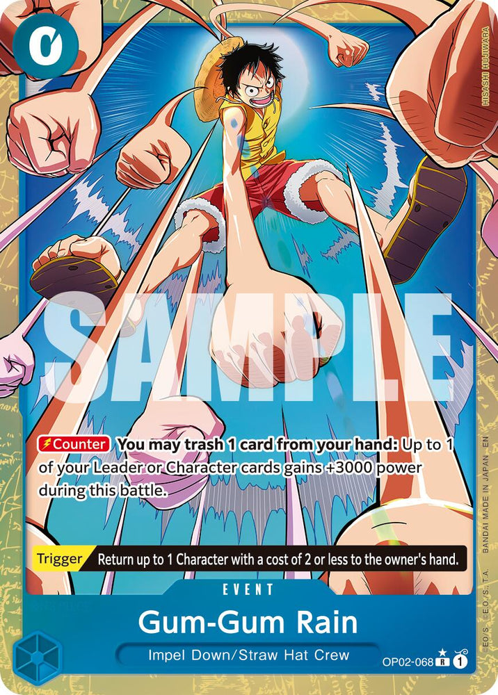 Gum-Gum Rain (Alternate Art) [Premium Booster -The Best- Vol. 2] Bandai