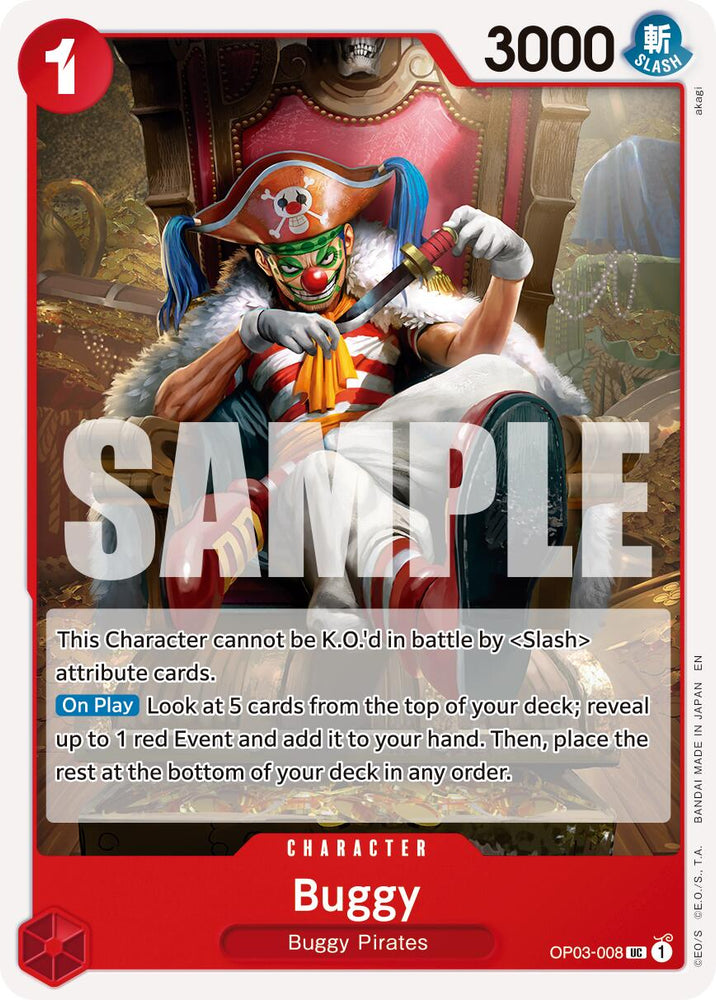 Buggy (OP03-008) (Reprint) [Premium Booster -The Best- Vol. 2] Bandai