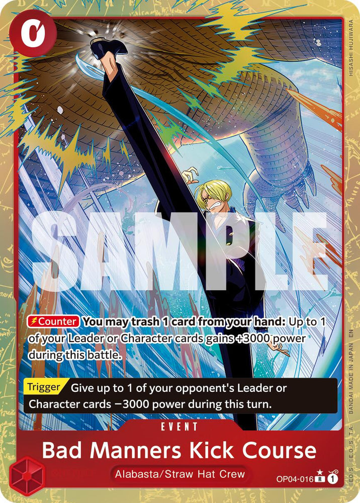 Bad Manners Kick Course (Alternate Art) [Premium Booster -The Best- Vol. 2] Bandai