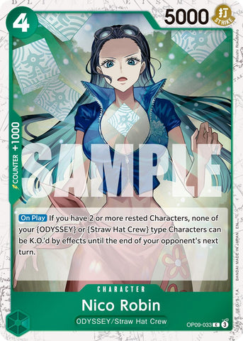 Nico Robin (OP09-033) (Pirate Foil) [Premium Booster -The Best- Vol. 2] Bandai
