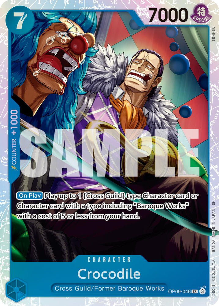 Crocodile (OP09-046) (Reprint) [Premium Booster -The Best- Vol. 2] Bandai