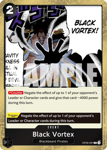 Black Vortex (Pirate Foil) [Premium Booster -The Best- Vol. 2] Bandai