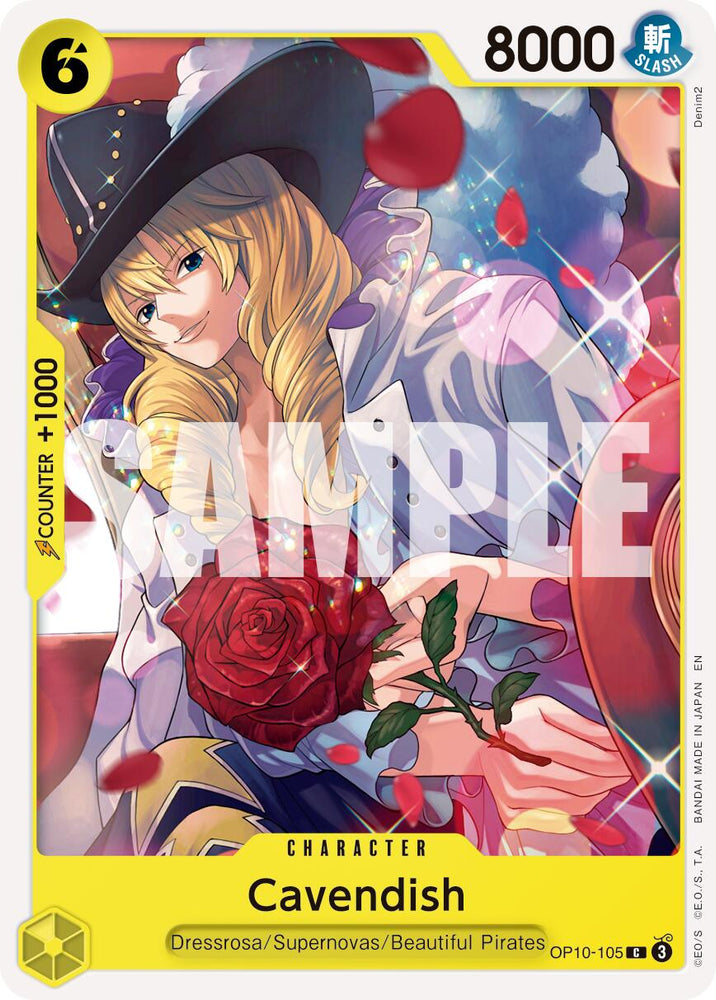 Cavendish (OP10-105) (Reprint) [Premium Booster -The Best- Vol. 2] Bandai