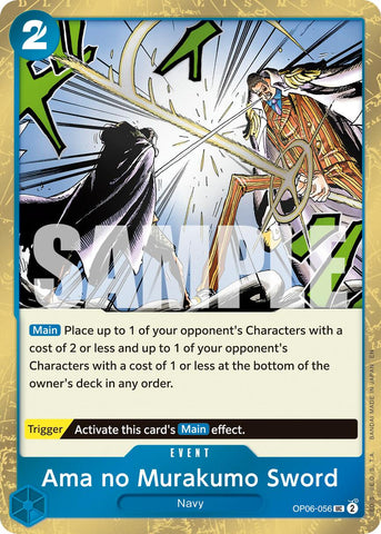 Ama no Murakumo Sword (Pirate Foil) [Premium Booster -The Best- Vol. 2] Bandai