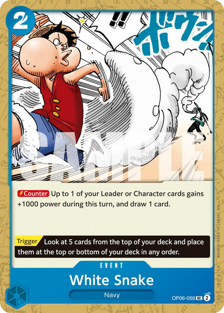 White Snake (Reprint) [Premium Booster -The Best- Vol. 2] Bandai