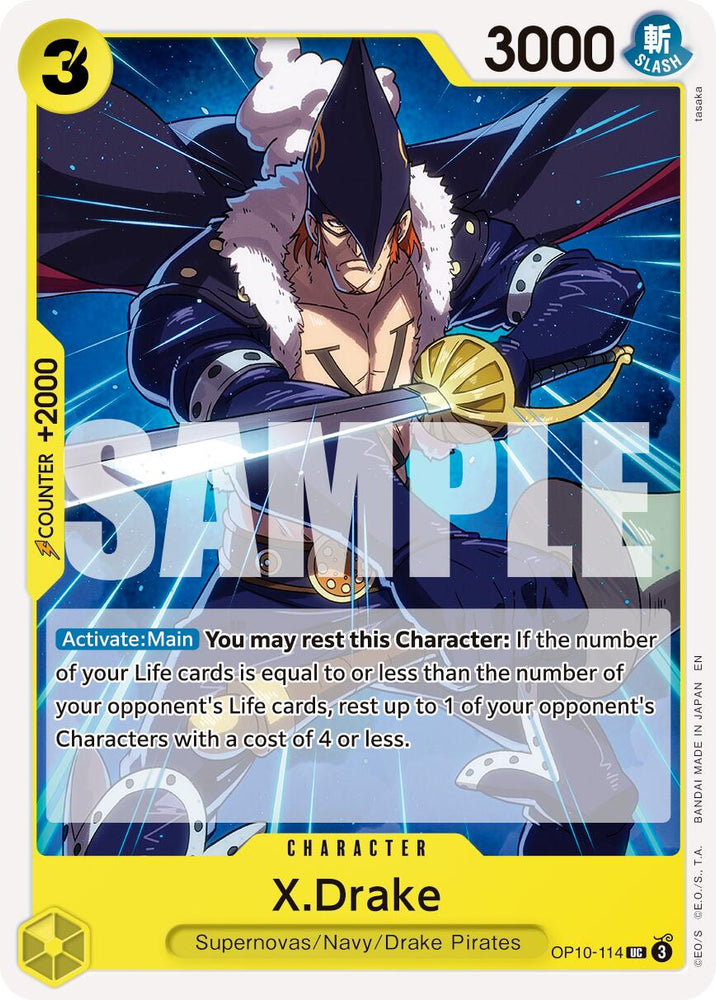 X.Drake (Reprint) [Premium Booster -The Best- Vol. 2] Bandai