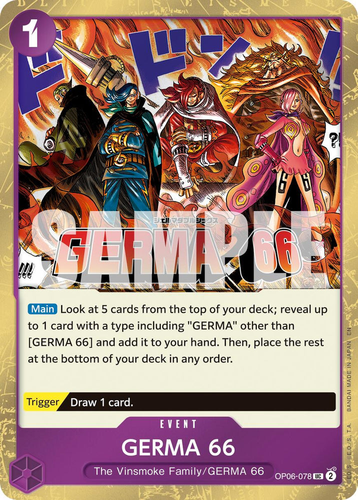 GERMA 66 (Pirate Foil) [Premium Booster -The Best- Vol. 2] Bandai