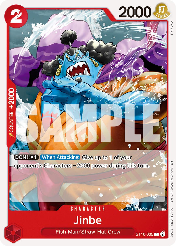 Jinbe (ST10-005) (Reprint) [Premium Booster -The Best- Vol. 2] Bandai