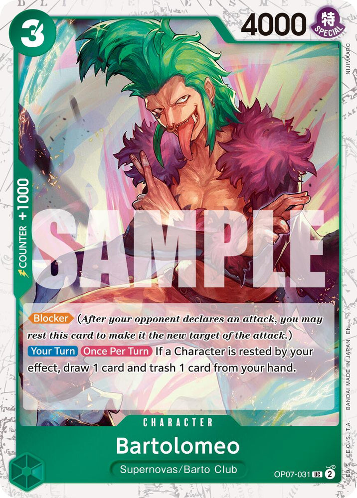 Bartolomeo (Pirate Foil) [Premium Booster -The Best- Vol. 2] Bandai