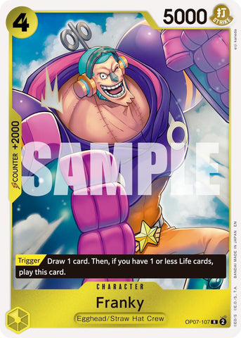 Franky (OP07-107) (Reprint) [Premium Booster -The Best- Vol. 2] Bandai