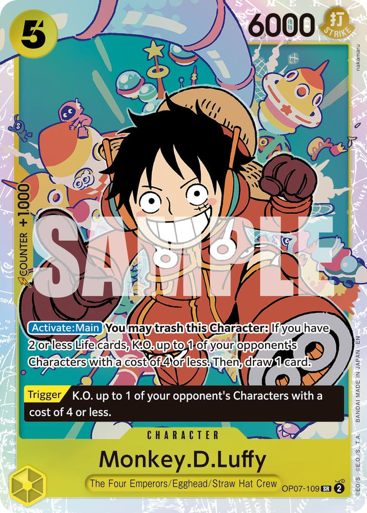 Monkey.D.Luffy (OP07-109) (Reprint) [Premium Booster -The Best- Vol. 2] Bandai