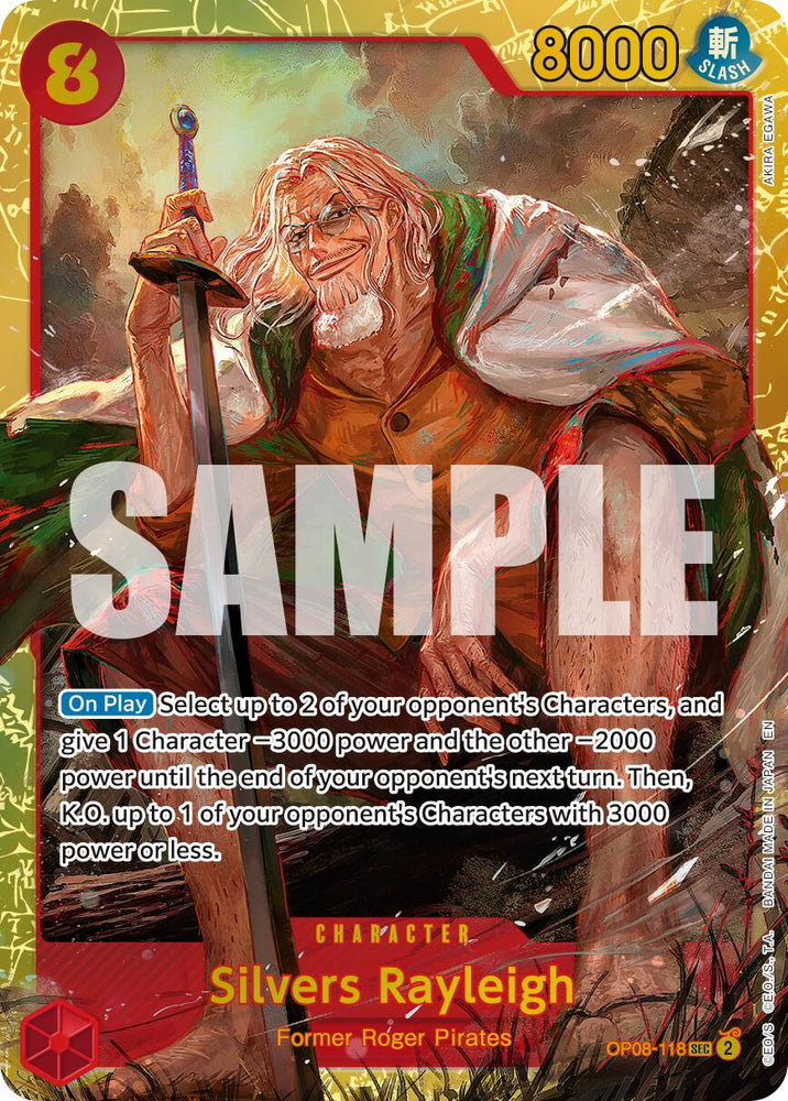 Silvers Rayleigh (OP08-118) (Reprint) [Premium Booster -The Best- Vol. 2] Bandai