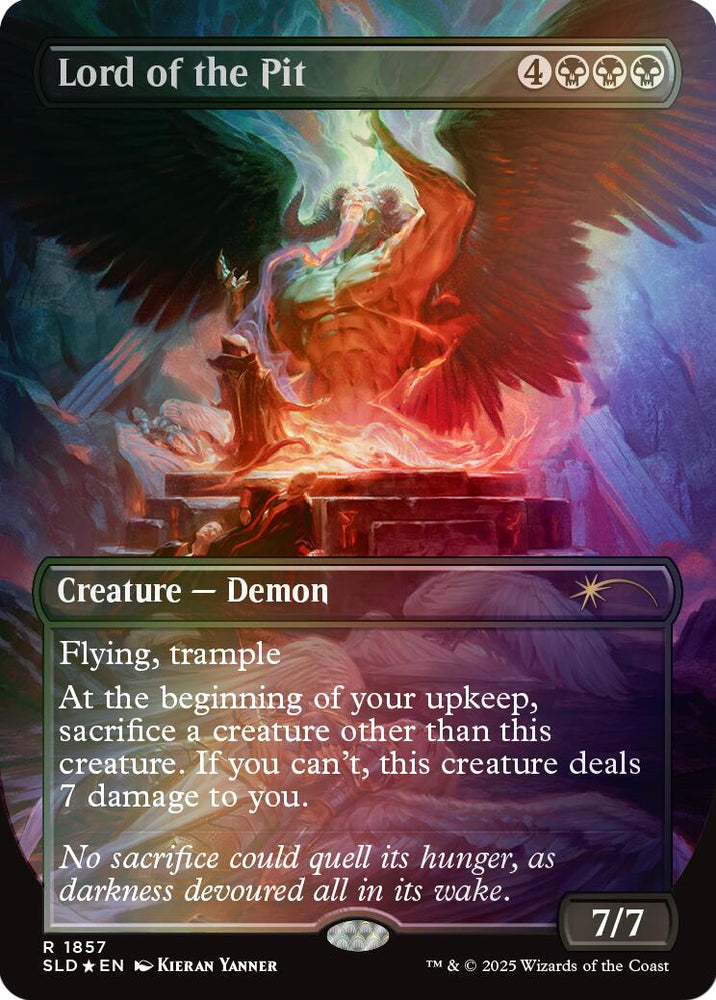 Lord of the Pit (Rainbow Foil) [Secret Lair Drop Series] Magic: The Gathering