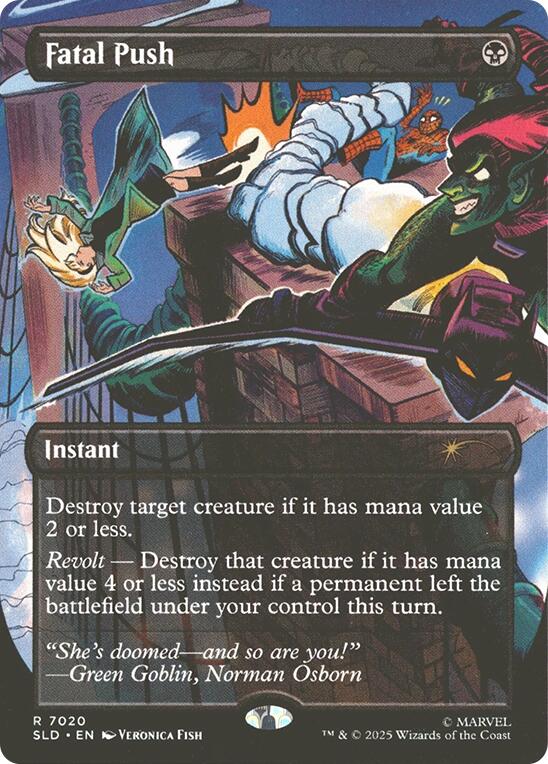 Fatal Push (7020) [Secret Lair Drop Series] Magic: The Gathering