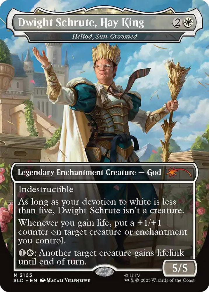 Dwight Schrute, Hay King - Heliod, Sun-Crowned [Secret Lair Drop Series] Magic: The Gathering