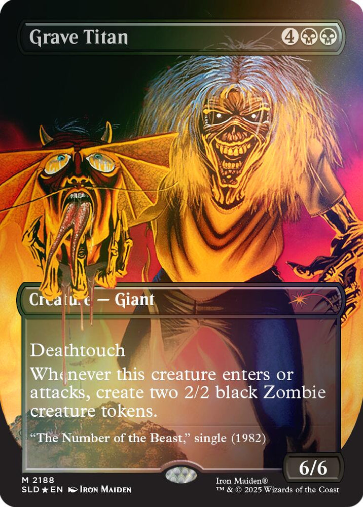 Grave Titan (2188) (Rainbow Foil) [Secret Lair Drop Series] Magic: The Gathering