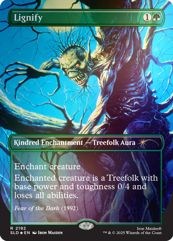 Lignify (2192) (Rainbow Foil) [Secret Lair Drop Series] Magic: The Gathering