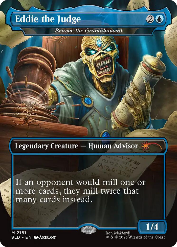 Eddie the Judge - Bruvac the Grandiloquent [Secret Lair Drop Series] Magic: The Gathering