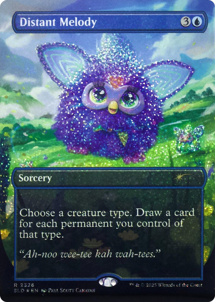 Distant Melody (2311) (Confetti Foil) [Secret Lair Drop Series] Magic: The Gathering