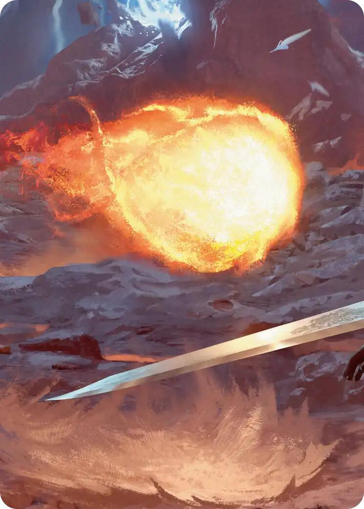 Duelist's Flame Scene Art Card [FINAL FANTASY Art Series] Magic: The Gathering