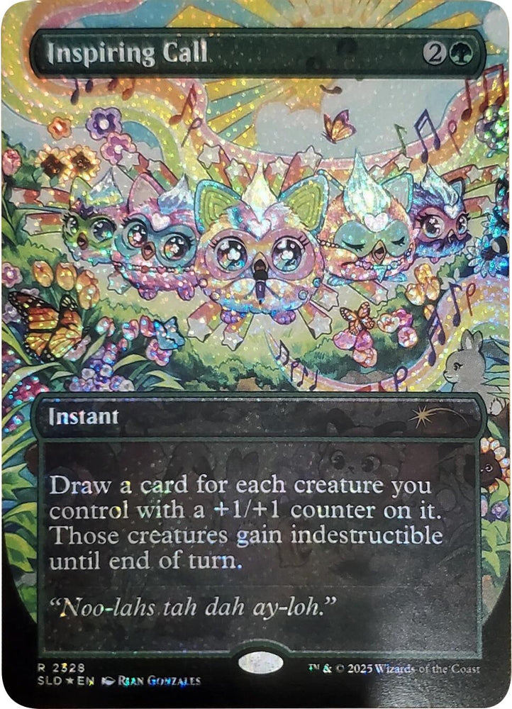Inspiring Call (Confetti Foil) [Secret Lair Drop Series] Magic: The Gathering