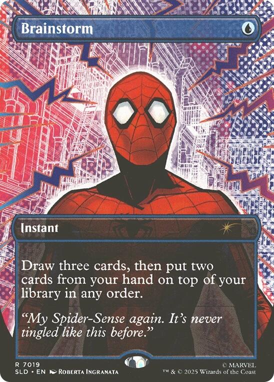 Brainstorm (7019) [Secret Lair Drop Series] Magic: The Gathering