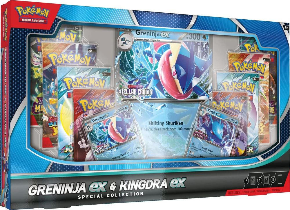 Greninja EX & Kingdra EX Special Collection Box Pokémon