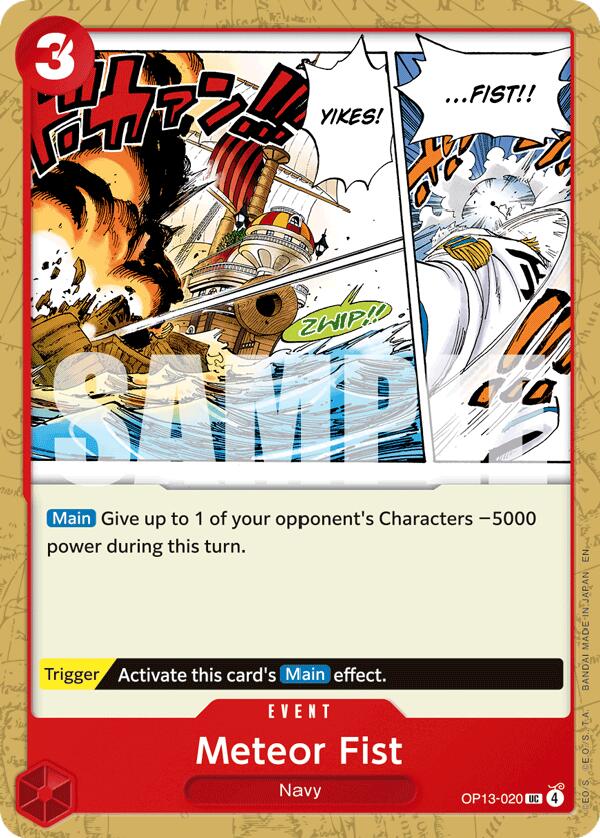 Meteor Fist [Carrying On His Will] Bandai