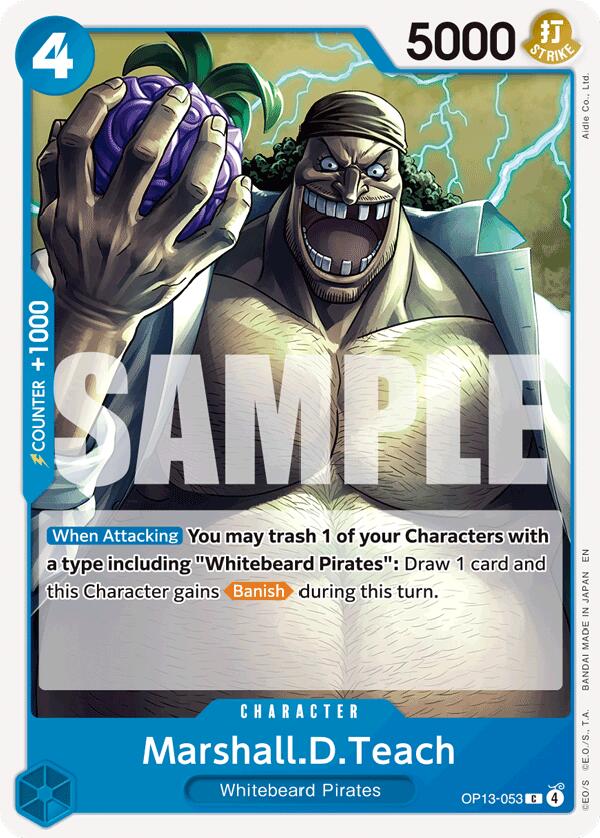 Marshall.D.Teach [Carrying On His Will] Bandai