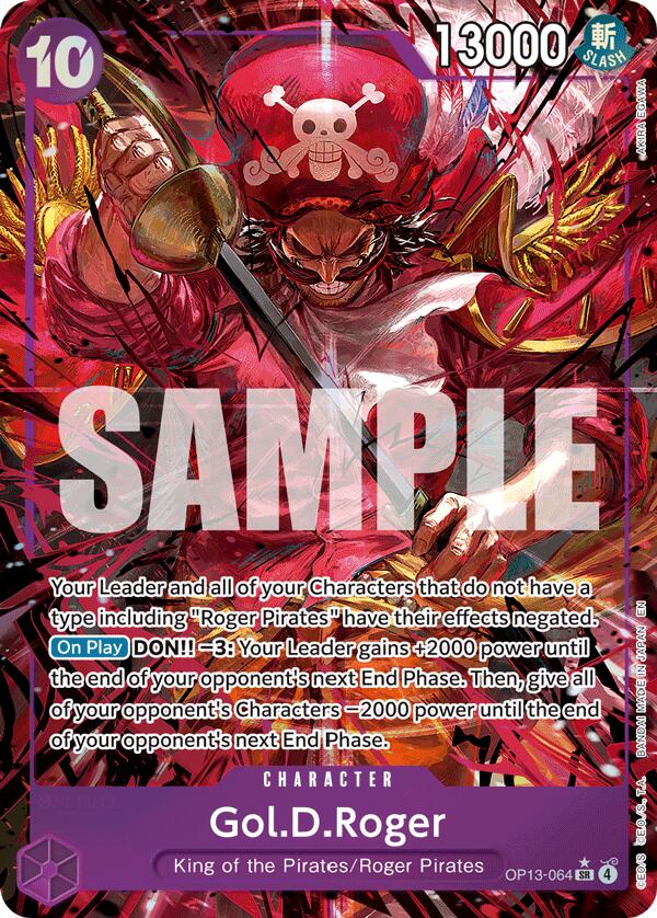 Gol.D.Roger (Alternate Art) [Carrying On His Will] Bandai