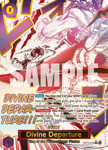 Divine Departure (Alternate Art) [Carrying On His Will] Bandai