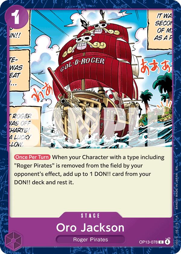 Oro Jackson [Carrying On His Will] Bandai