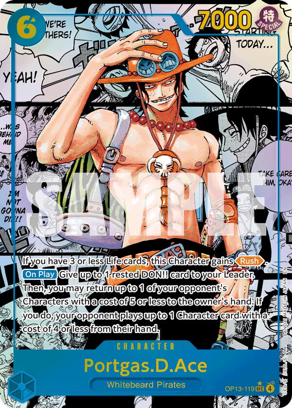 Portgas.D.Ace (Super Alternate Art) [Carrying On His Will] Bandai