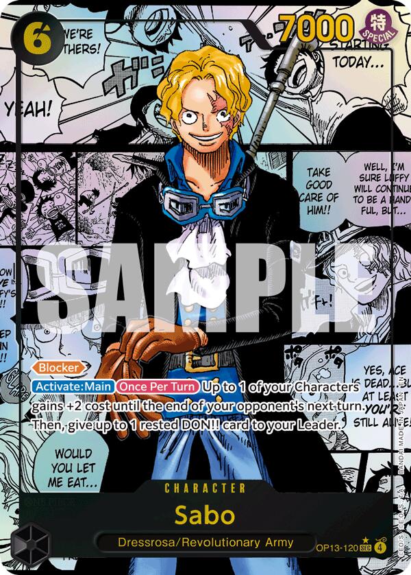 Sabo (Super Alternate Art) [Carrying On His Will] Bandai