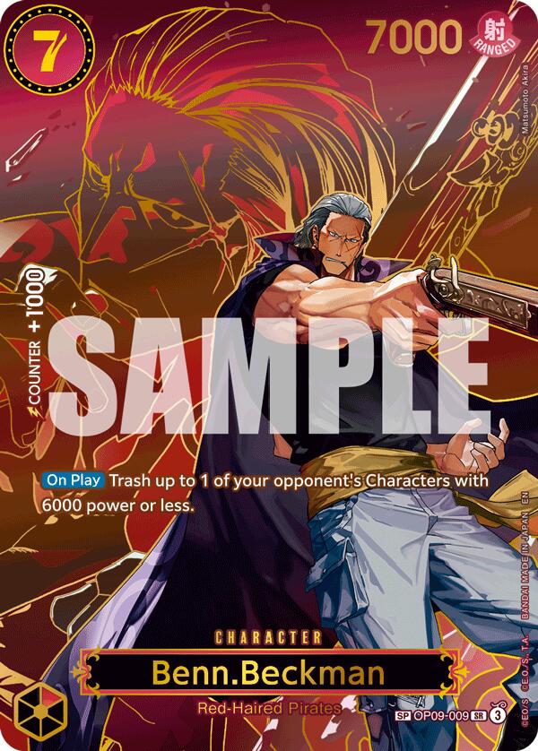 Benn.Beckman (SP) [Carrying On His Will] Bandai