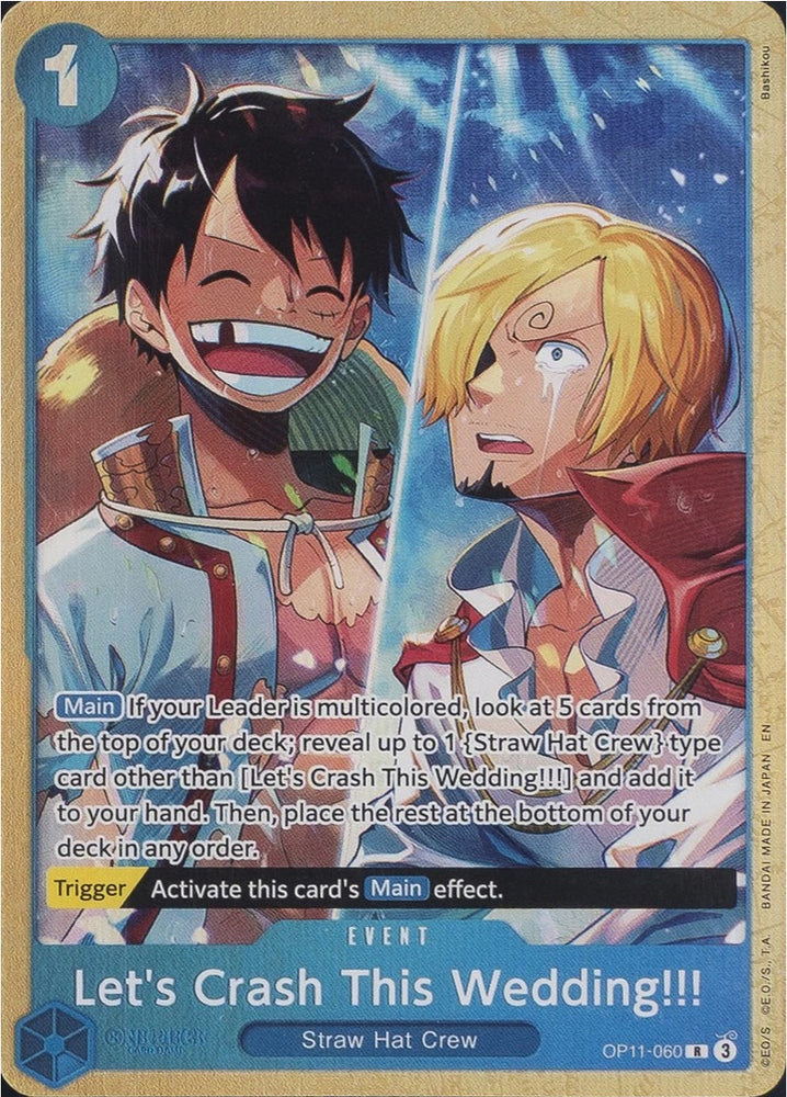 Let's Crash This Wedding!!! [One Piece Promotion Cards] Bandai