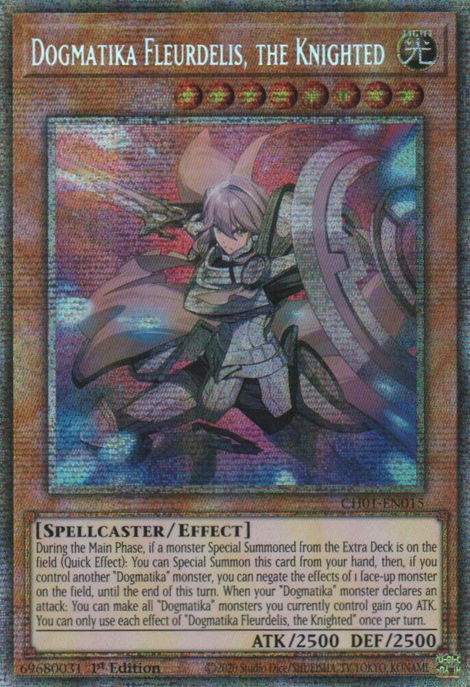 Dogmatika Fleurdelis, the Knighted (Starlight Rare) [CH01-EN015] Starlight Rare Yu-Gi-Oh!