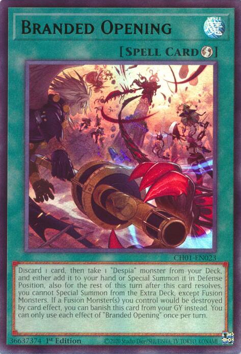 Branded Opening [CH01-EN023] Ultra Rare Yu-Gi-Oh!
