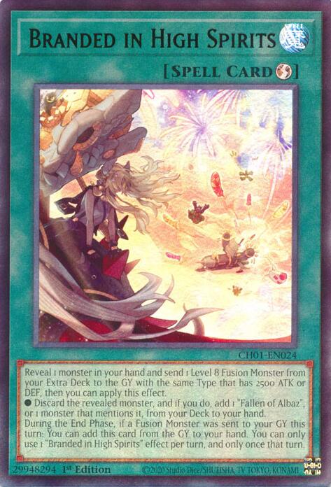 Branded in High Spirits [CH01-EN024] Ultra Rare Yu-Gi-Oh!