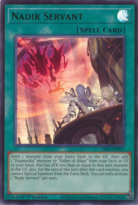 Nadir Servant [CH01-EN027] Ultra Rare Yu-Gi-Oh!