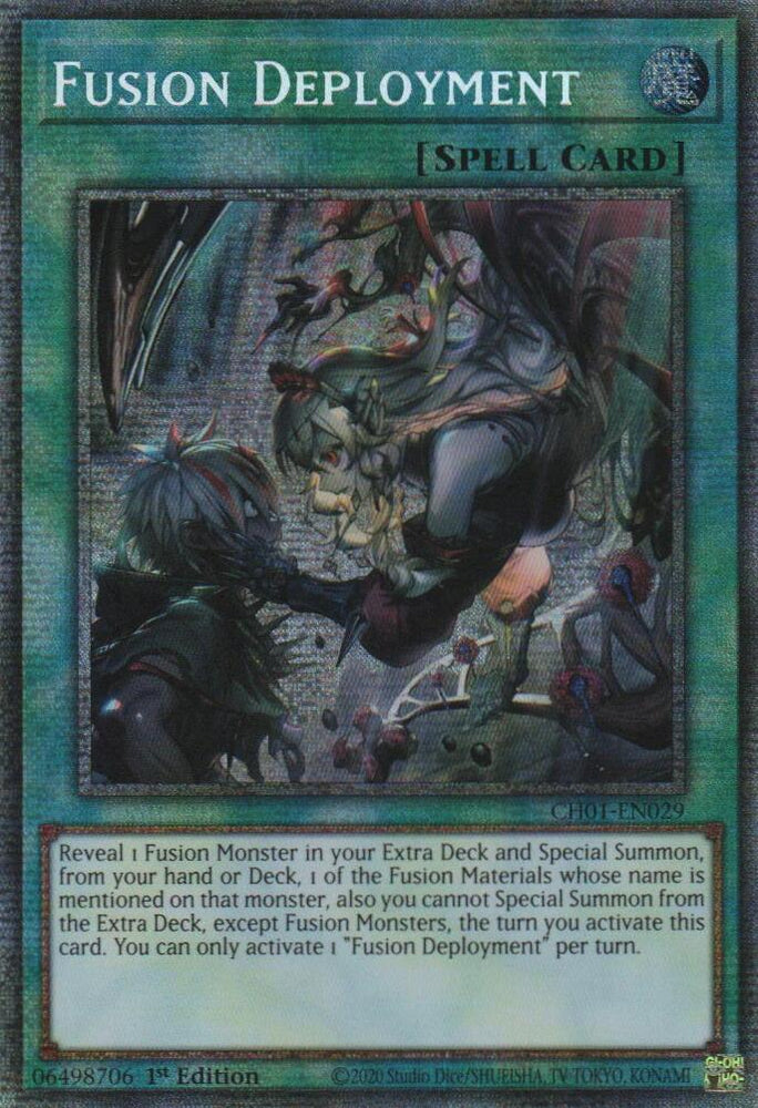 Fusion Deployment (Starlight Rare) [CH01-EN029] Starlight Rare Yu-Gi-Oh!
