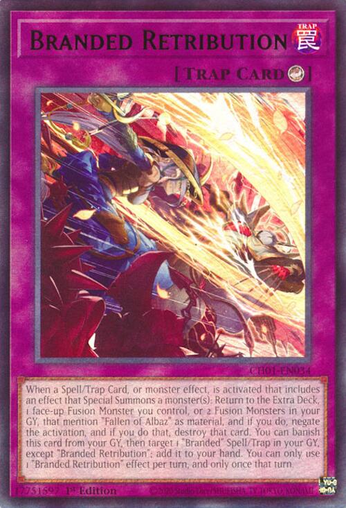 Branded Retribution [CH01-EN034] Ultra Rare Yu-Gi-Oh!