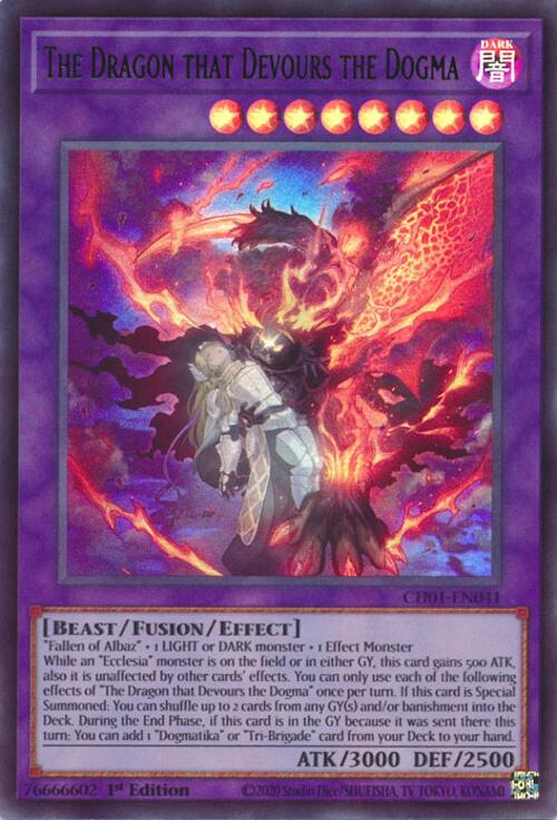 The Dragon that Devours the Dogma [CH01-EN041] Ultra Rare Yu-Gi-Oh!