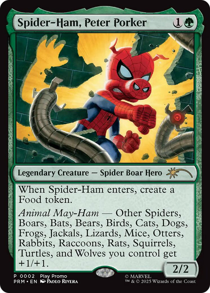 Spider-Ham, Peter Porker [Wizards Play Network 2025] Magic: The Gathering