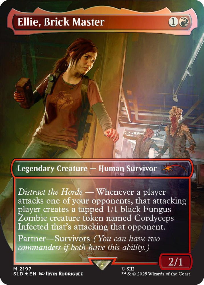 Ellie, Brick Master (Rainbow Foil) [Secret Lair Drop Series] Magic: The Gathering